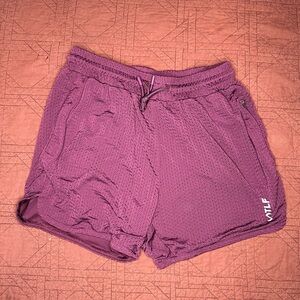 TLF Take Life Further GTS Mesh Gym Shorts Mens/Unisex Size Large Plum Purple